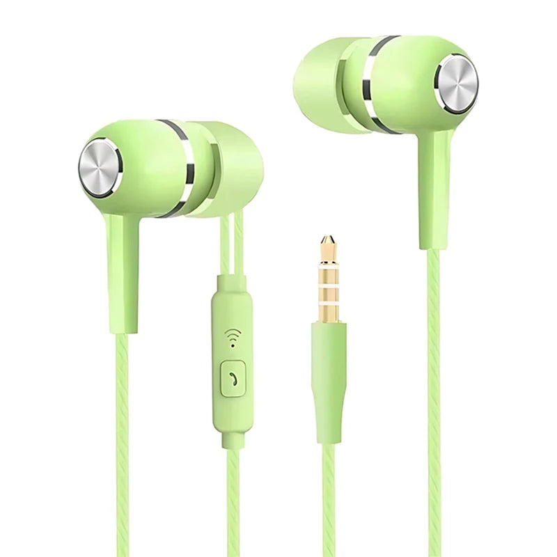 BLUEKAKA 3.5mm Wired Earbuds with Microphone
