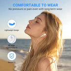 USB-C Wired Earbuds with Microphone & Volume Control