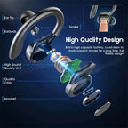 True Wireless Bluetooth Earbuds with Microphone & Touch Controls