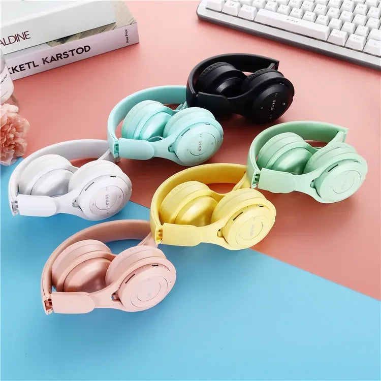 HiFi Wireless Over-Ear Headphones with Mic & Noise Reduction