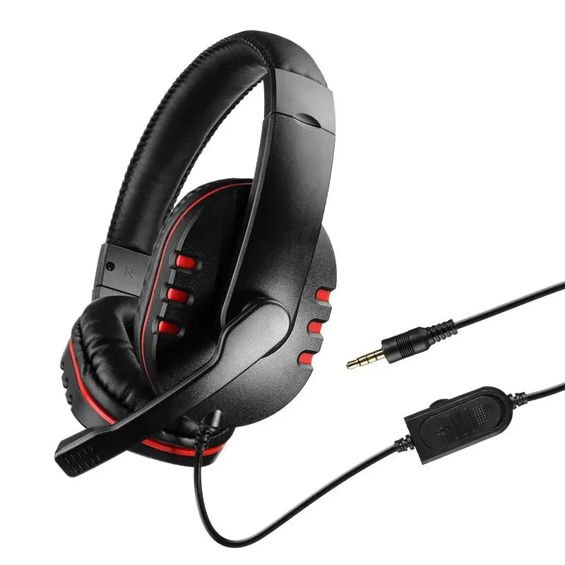 3.5mm Wired Gaming Headset with Mic for PS4 & PC