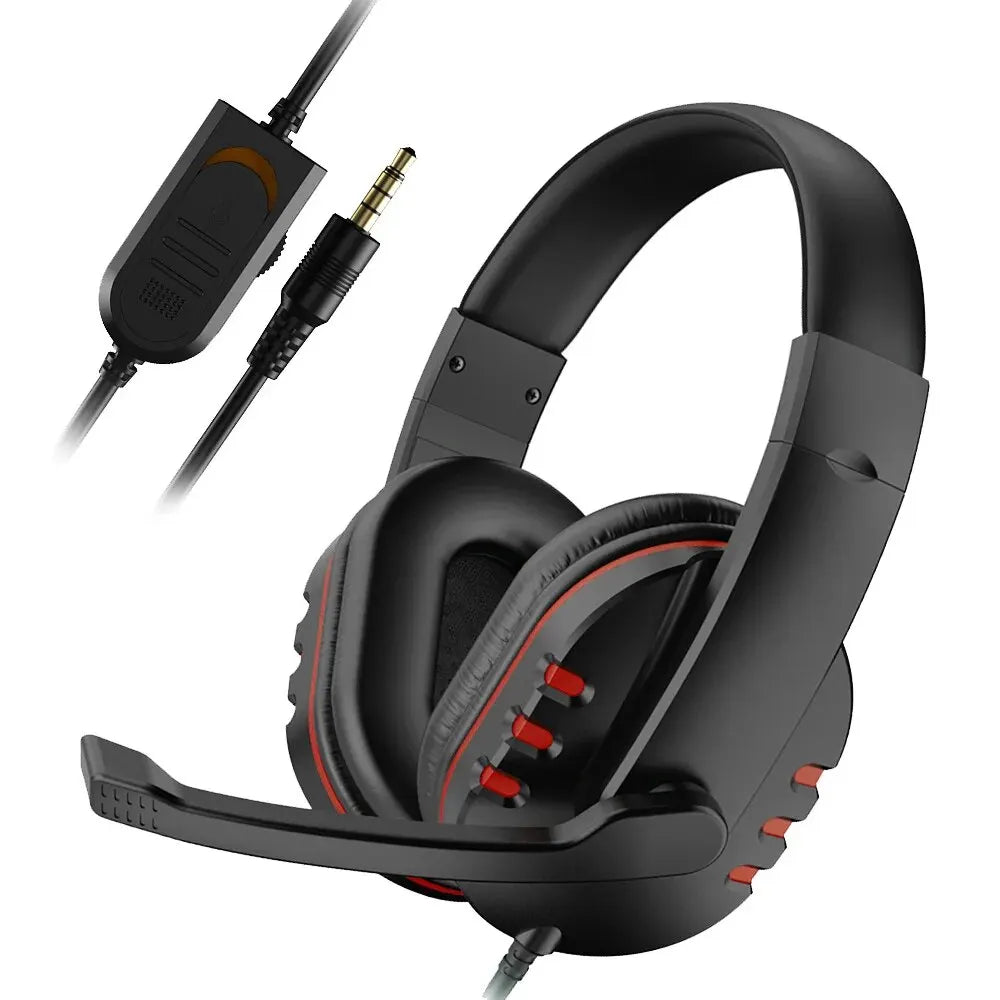 3.5mm Wired Gaming Headset with Mic for PS4 & PC