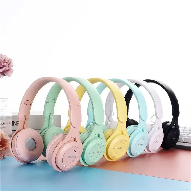 HiFi Wireless Over-Ear Headphones with Mic & Noise Reduction