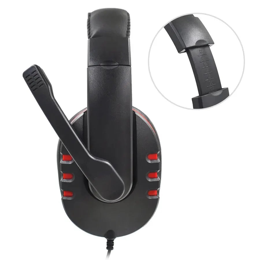 3.5mm Wired Gaming Headset with Mic for PS4 & PC